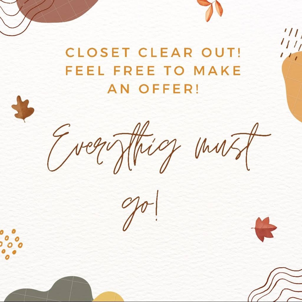 2021 Closet Clearout